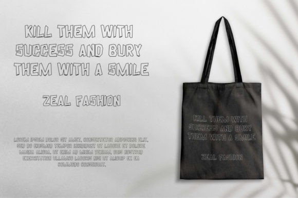 Silly Fun Font PNG with transparent background - Preview 3