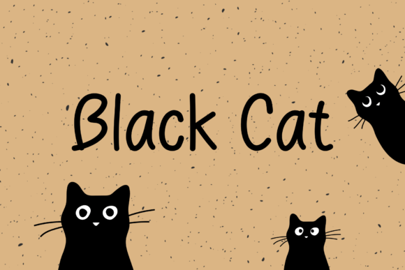 Black Cat Font - Preview 5