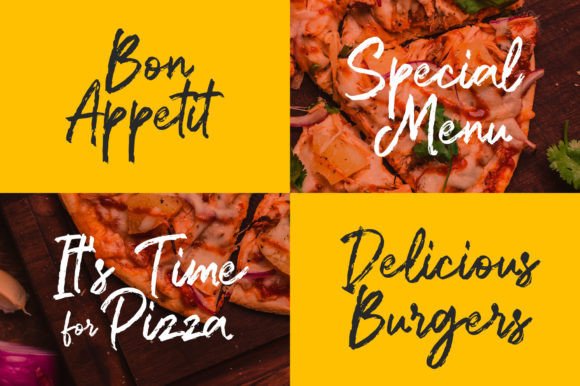 Delista Font PNG with transparent background - Preview 4