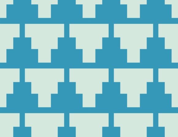 Geometric Pixel Pattern Graphic Patterns By Parinya Maneenate