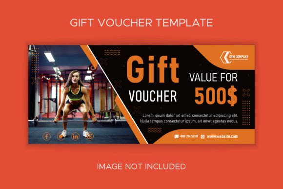 Gym and Fitness Gift Voucher Template