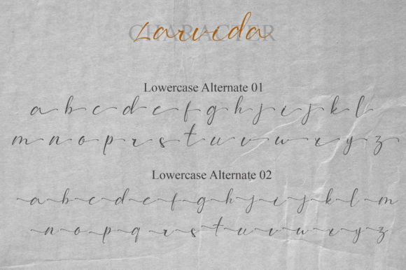 Larvida Font PNG with transparent background - Preview 6