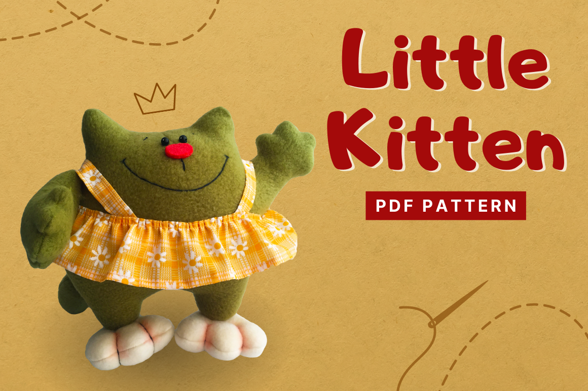 Little Kitten Sewing Pattern