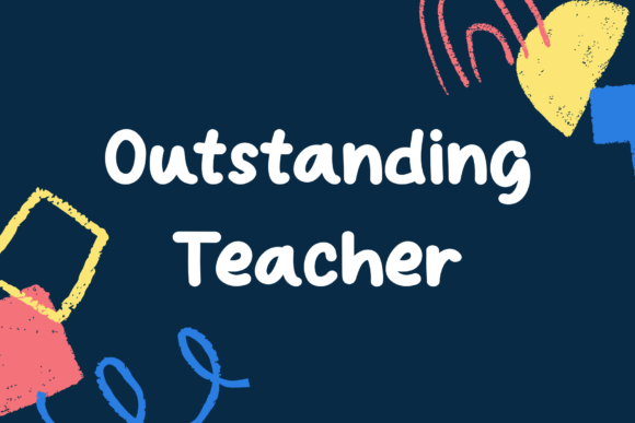 Outstanding Teacher Font PNG with transparent background - Preview 5
