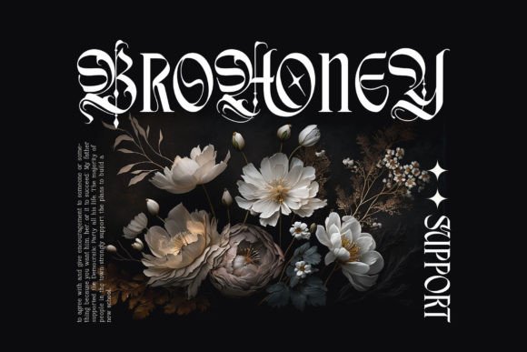 Pamors Font PNG with transparent background - Preview 3
