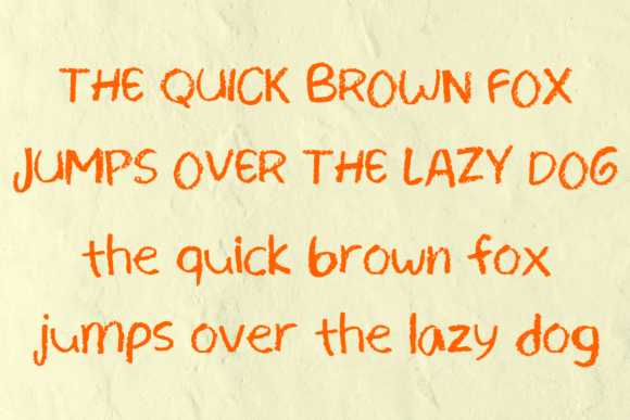 Pencil Sketch Font font preview - 3