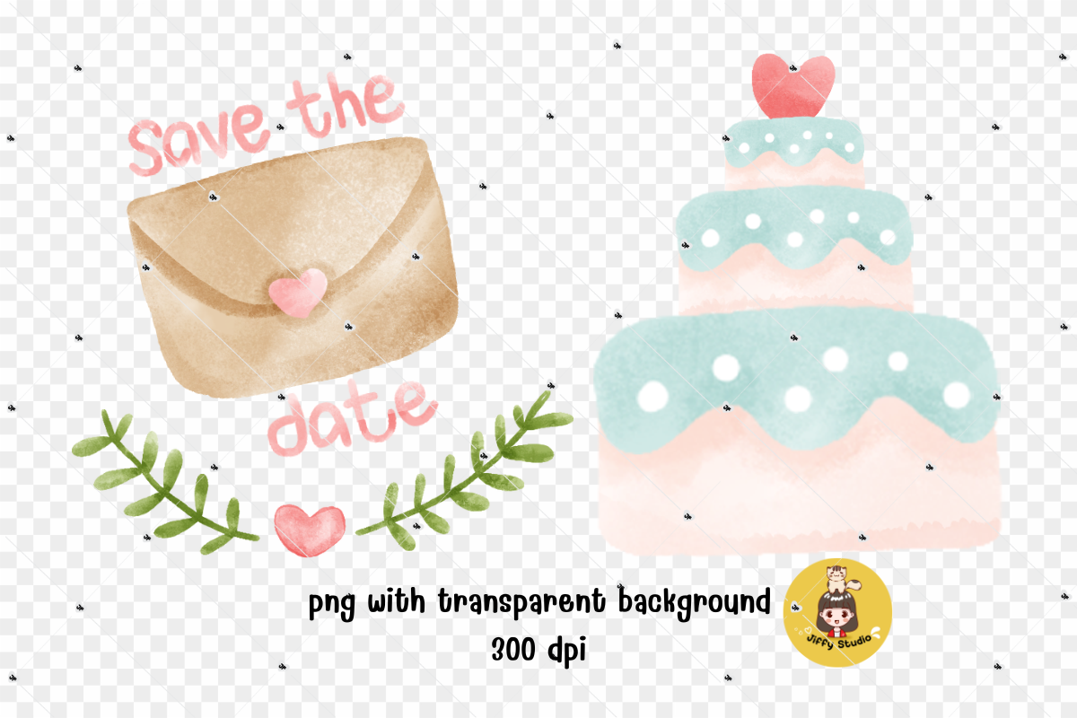 About Watercolor Wedding Clipart - photo 2