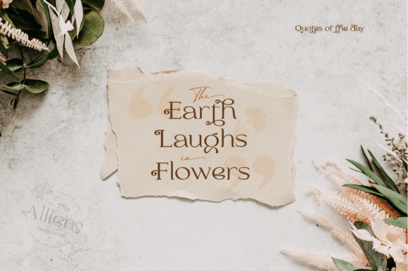 Allieno Font - Preview 3
