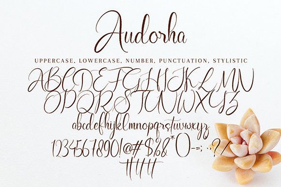 Audorha Font - Preview 6