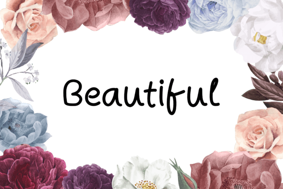Beautiful Font - Preview 5