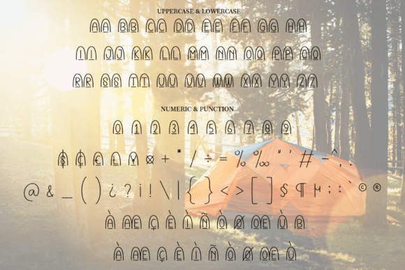 Camping Font - Preview 6