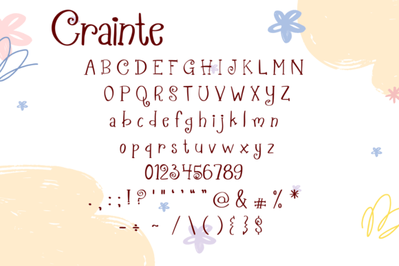 Crainte Font - Preview 1