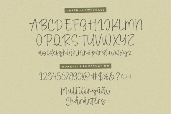 Grand Bakaw Font PNG with transparent background - Preview 4