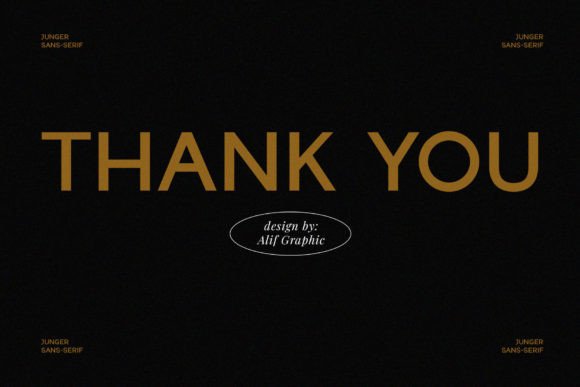 Junger Font PNG with transparent background - Preview 4
