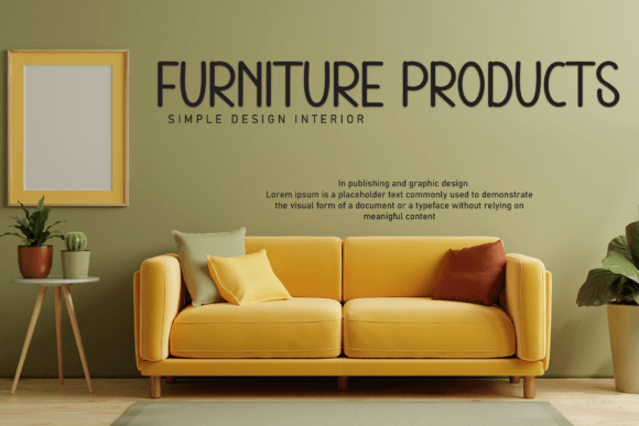 Lemonade Farmhouse Font PNG with transparent background - Preview 3