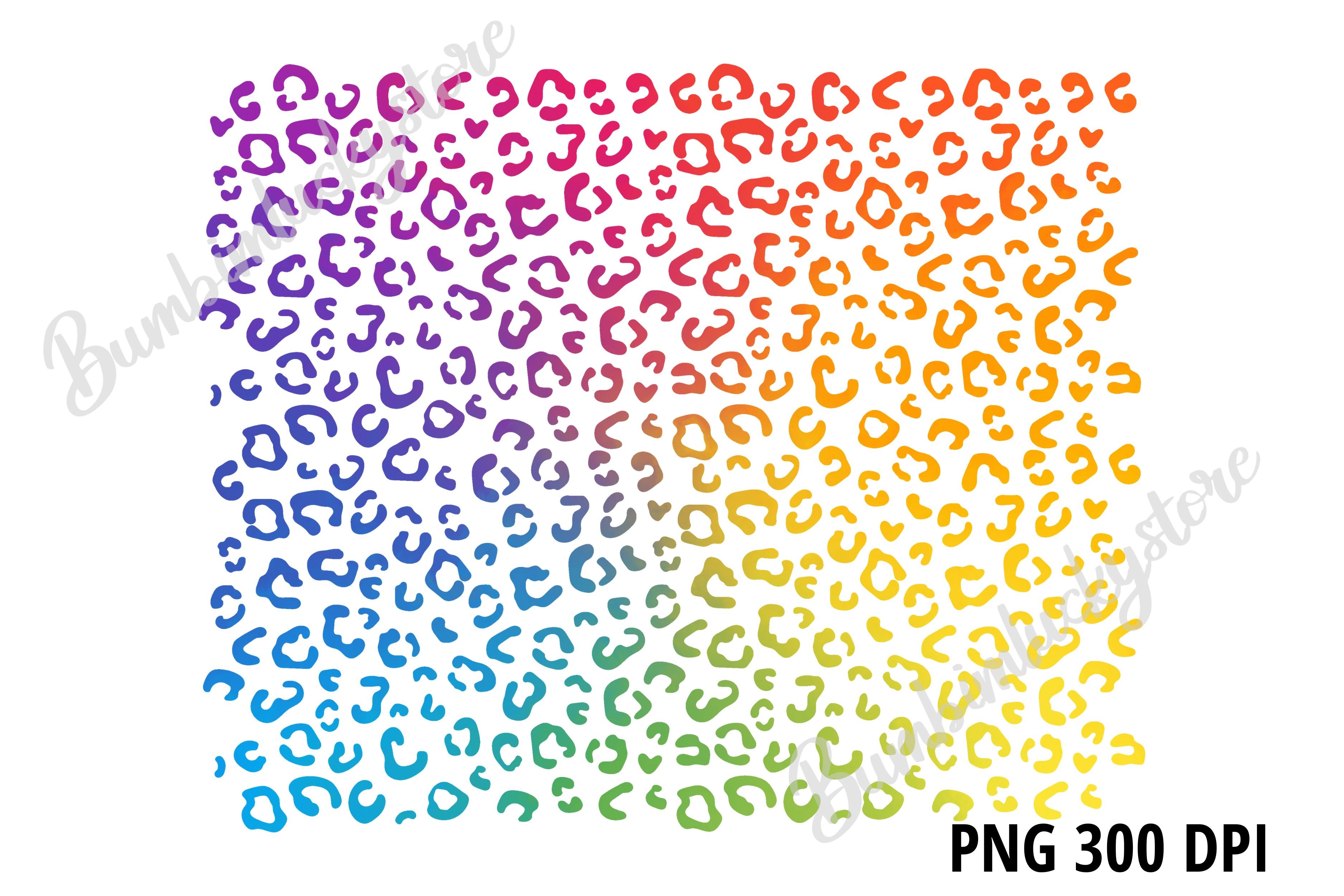Leopard Print Background PNG