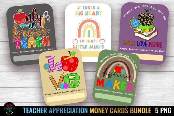 Teacher Appreciation Money Cards Bundle