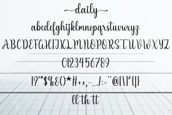 Daily Font - Preview 5