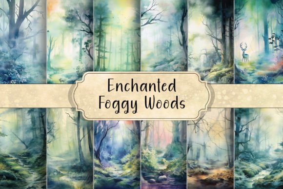 Enchanted Foggy Woods