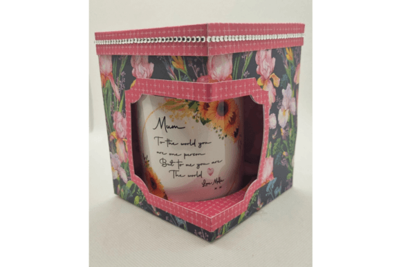 Mug And Coaster Gift Box Svg Graphics