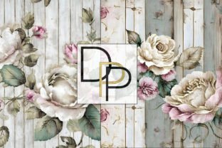 Vintage Flower Backgrounds Graphic by Digital Paper Packs · Creative ...