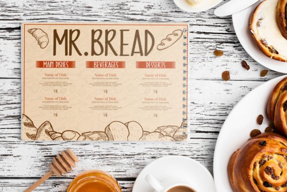 Baguette Bread Font - Preview 3