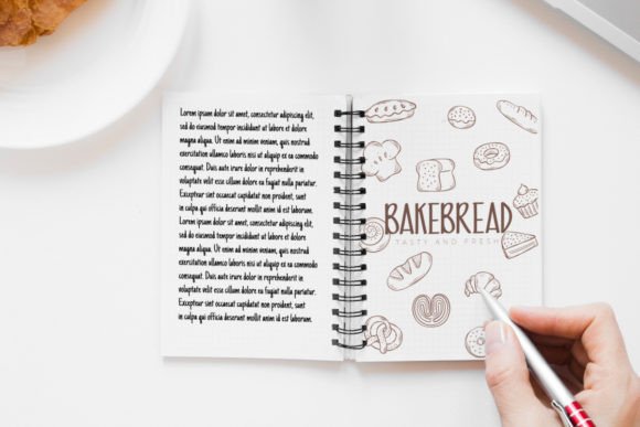Baguette Bread Font - Preview 5