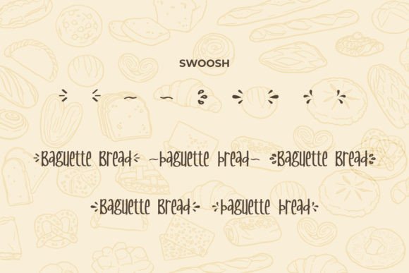 Baguette Bread Font - Preview 6