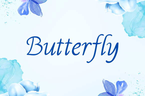 Butterfly Font - Preview 4
