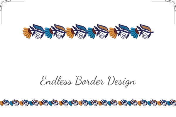 Dainty Floral Border