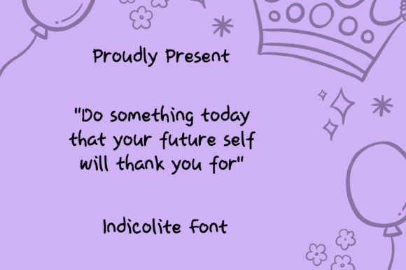 Indicolite Font PNG with transparent background - Preview 2