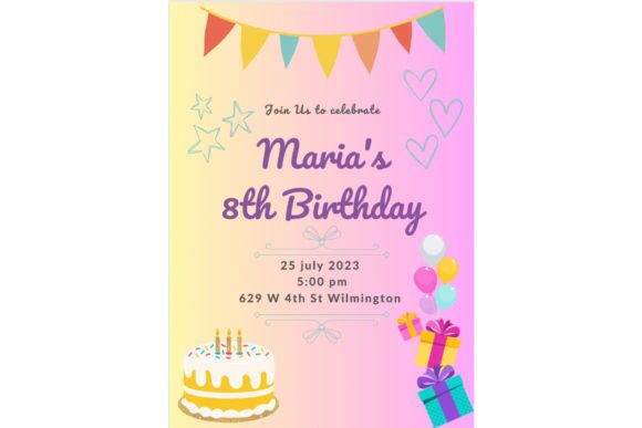 Invitation Canva Template
