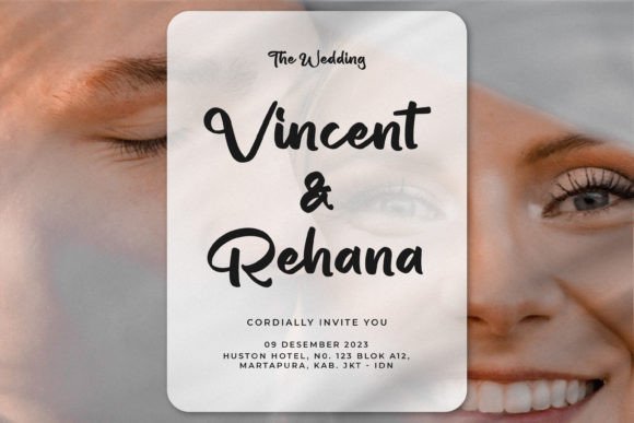Monella Cattresh Font PNG with transparent background - Preview 4