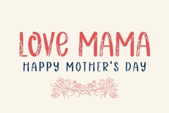 Natural Leaf Font PNG with transparent background - Preview 3