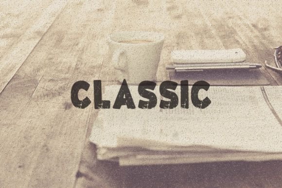 Retro 1960 Font PNG with transparent background - Preview 2
