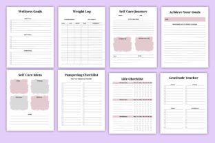 2024 Self Care Planner Canva Template Graphic by rahimaartwork077 ...