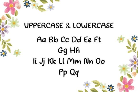 Baby Flower Font - Preview 3
