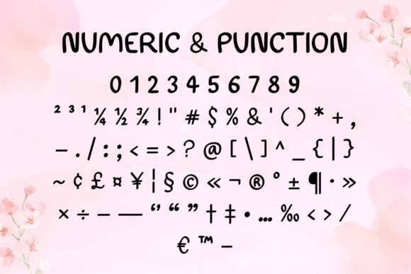 Baby Flower Font - Preview 4