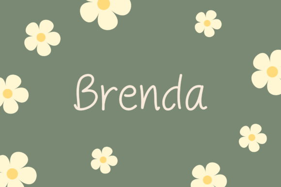 Brenda Font - Preview 5