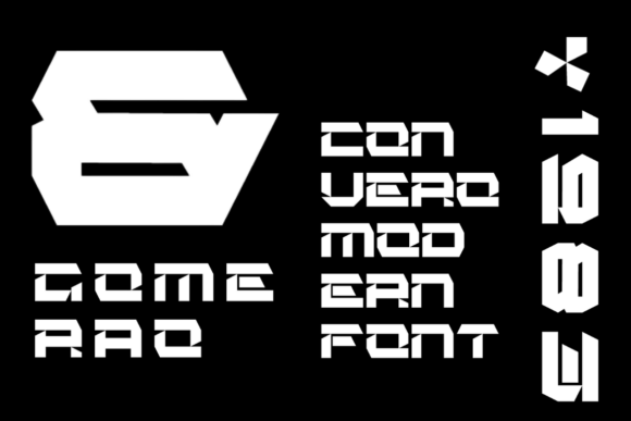 Convero Font - Preview 4