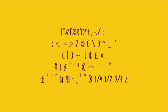 Endemic Font PNG with transparent background - Preview 3