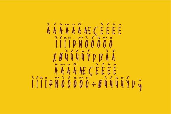 Endemic Font PNG with transparent background - Preview 4