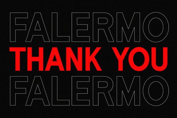 Falermo Font PNG with transparent background - Preview 3