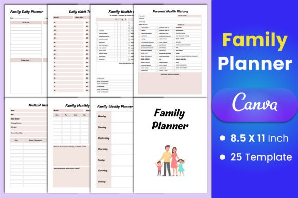 Family Planner Canva Interior