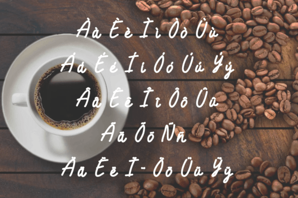Flint Alpena Font PNG with transparent background - Preview 3