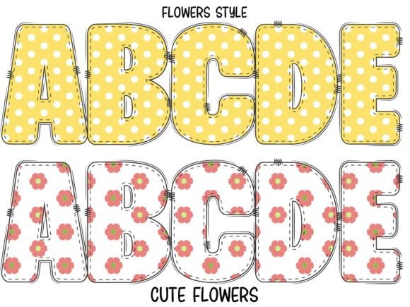 Flowers Style Font - Preview 1