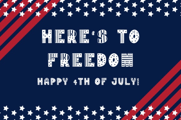 Fourth July Font - Preview 3