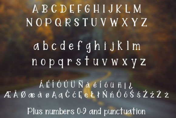 Georgia Bound Font PNG with transparent background - Preview 1
