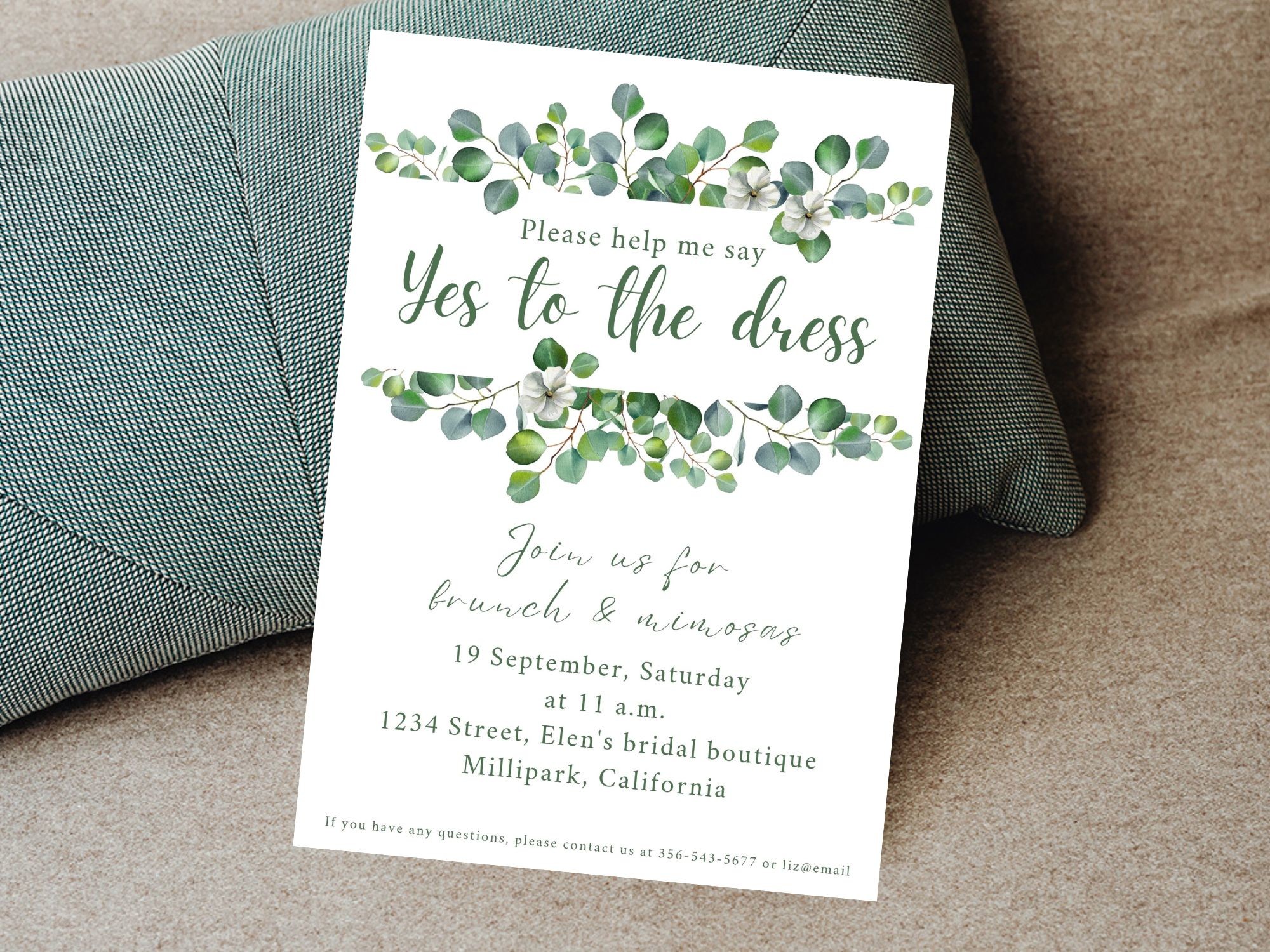 dress fitting invitation Wedding Dress Fitting Invite