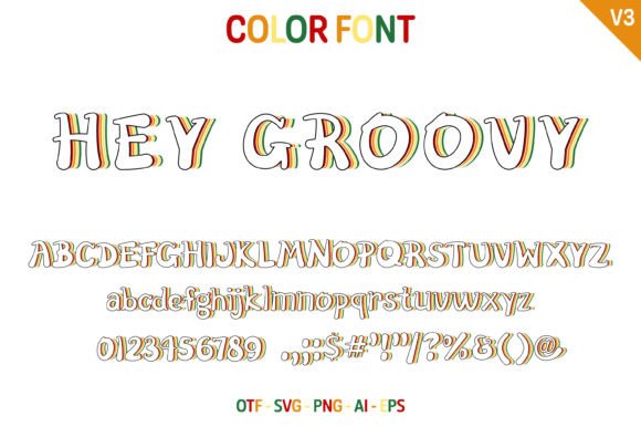Hey Groovy V3 Font - Preview 1